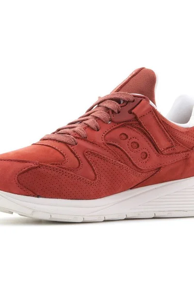 Červené pánské volnočasové boty Saucony Grid 8500 HT