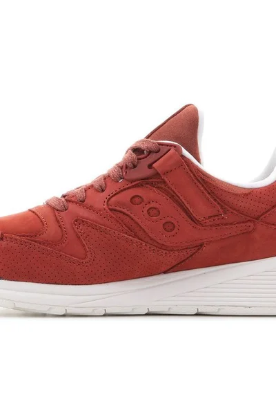 Červené pánské volnočasové boty Saucony Grid 8500 HT