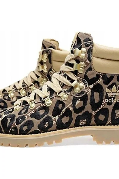 Leopardí dámské trekové boty - Adidas x Jeremy Scott