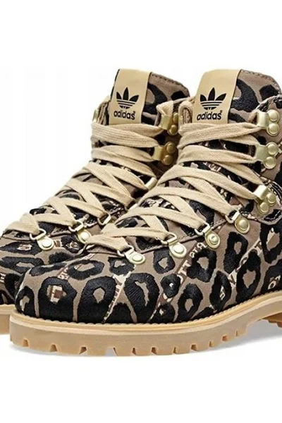 Leopardí dámské trekové boty - Adidas x Jeremy Scott