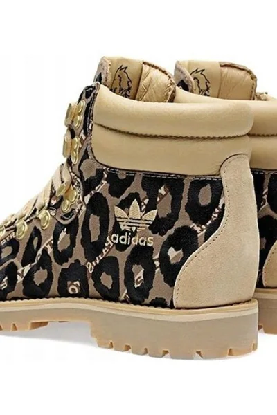 Leopardí dámské trekové boty - Adidas x Jeremy Scott