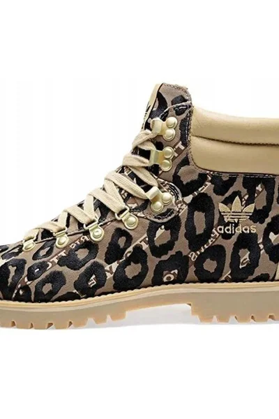 Leopardí dámské trekové boty - Adidas x Jeremy Scott