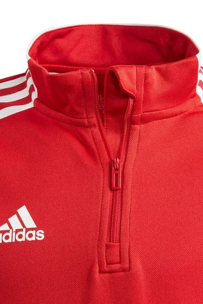 Červená dětská mikina Adidas Tiro 21 Training Top Youth Jr GM7323