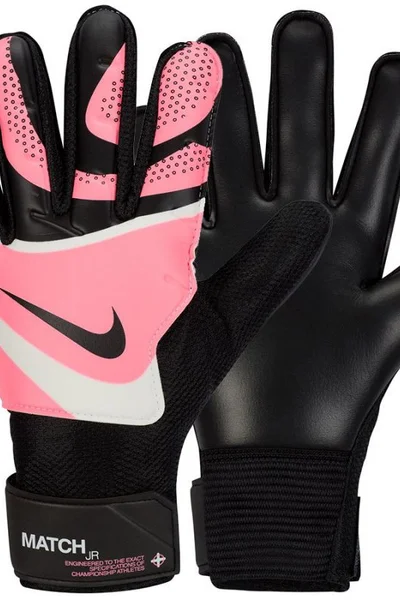 Juniorské brankářské rukavice Nike GK Match - růžové