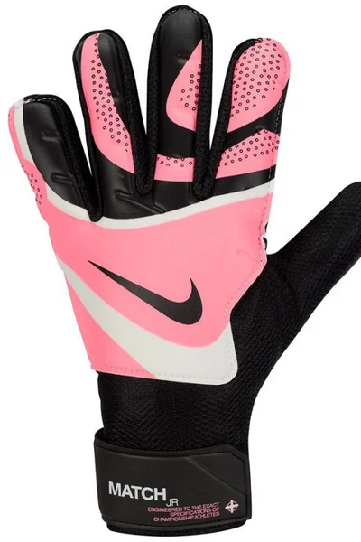 Juniorské brankářské rukavice Nike GK Match - růžové