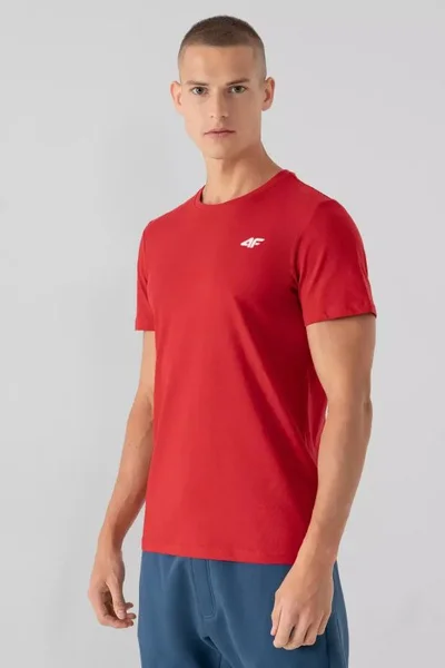 Červené pánské tričko s limitovanou edicí 4F