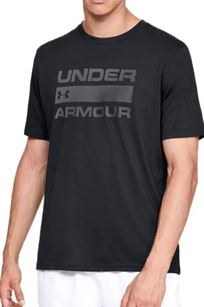Černé pánské tričko s logem Team Issue - Under Armour