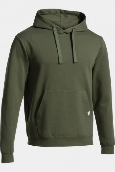 Joma pánská khaki mikina s kapucí Combi Hoodie