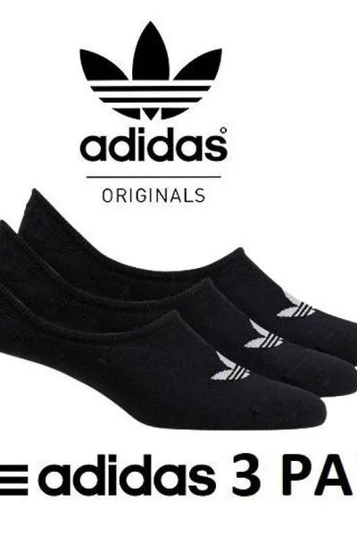 Adidas Originals Kotníkové Ponožky - 3 Páry - Černé