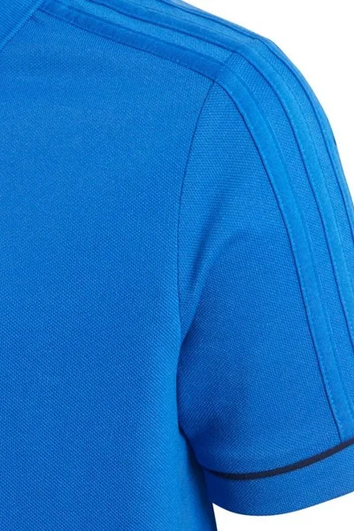 Modré dětské polo tričko Adidas TIRO 17 BQ2693