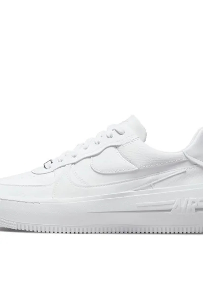 NIKE Dámské Kožené Tenisky Air Force Platform Bílá