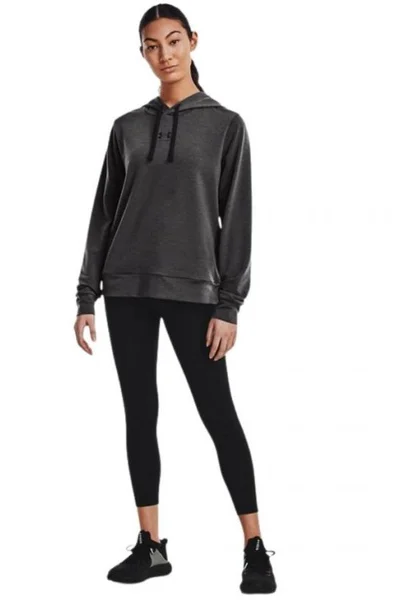 Šedá dámská mikina Under Armour Rival Terry Hoodie W 1369855 010