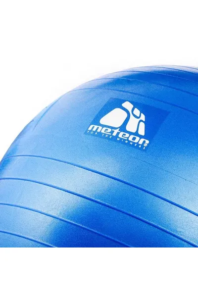 Gymnastický míč s pumpičkou modrý Meteor 65 cm 31133