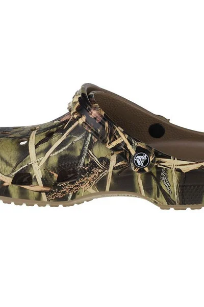 Svěží zelené žabky Crocs Classic Realtree pro ženy