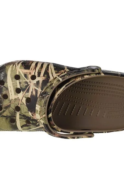 Svěží zelené žabky Crocs Classic Realtree pro ženy