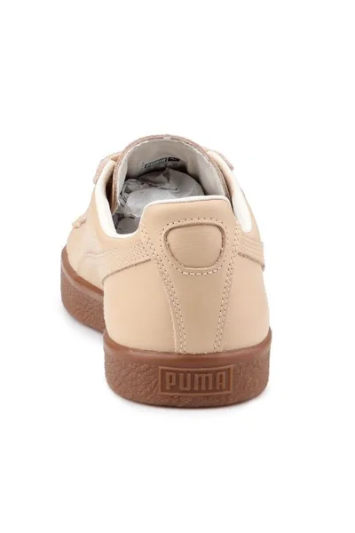 Béžové pánské boty Puma Clyde Veg Tan Naturel M 364451 01