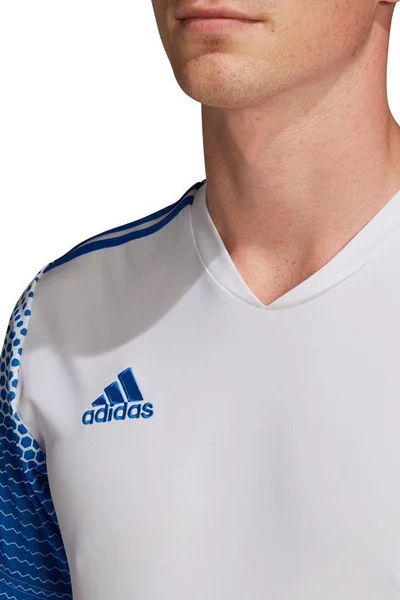 Bílo-modré pánské tričko Adidas Regista 20 M FI4558