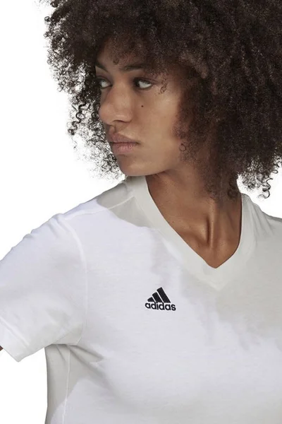 Bílé dámské tričko Adidas Entrada 22 Tee W HC0442