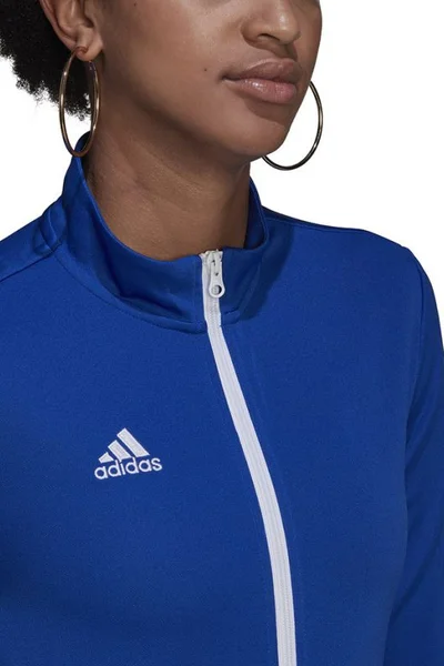 Modrá dámská sportovní mikina Adidas Entrada 22 Track Jacket W HG6293