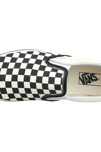 Vans Klasické slip-on béžové a černé pánské tenisky