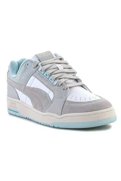 Elegantní šedé tenisky Puma Slipstream Lo Wns se šněrováním