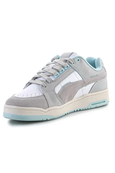 Elegantní šedé tenisky Puma Slipstream Lo Wns se šněrováním