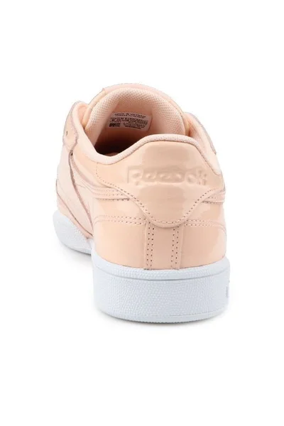 Růžové dámské boty Reebok Club C 85 Patent W BS9778