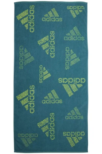 Plážový ručník adidas Badge of Sport tyrkysový (50x100 cm)