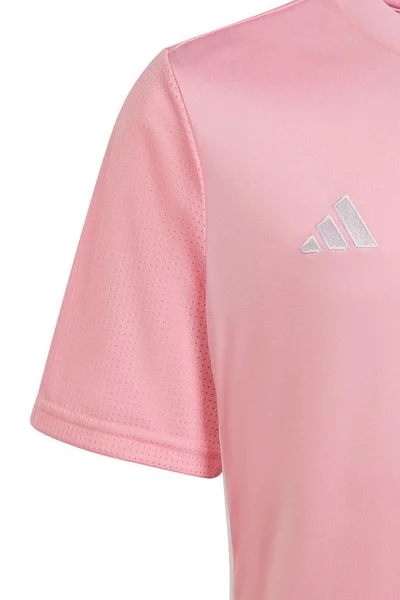 Dětské fotbalové tričko adidas Aeroready růžové