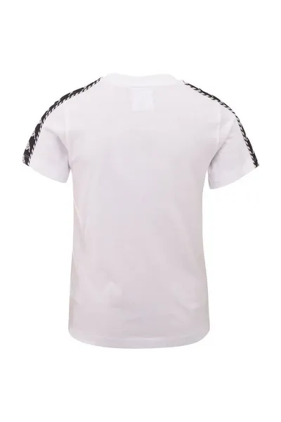 Bílé dětské tričko Kappa Ilyas Jr 309001J 11-0601