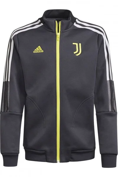 Černá dětská mikina Adidas Juventus Turín Jr GR2908