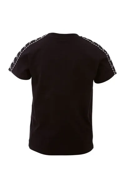 Černé dětské tričko Kappa Ilyas Jr 309001J 19-4006