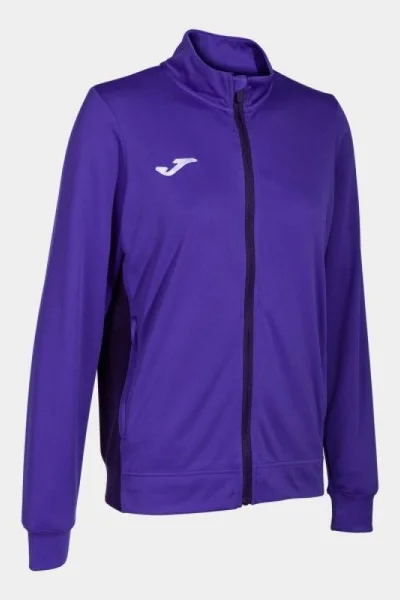 Dámská fleecová mikina Joma Winner Full Zip s kontrastními prvky