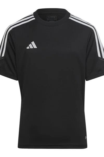 Adidas Junior fotbalové tričko Tiro - černé