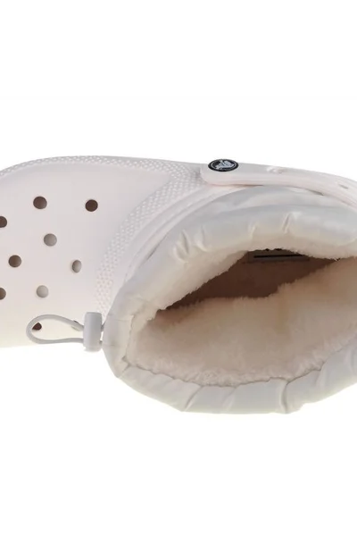 Crocs Dámské Zateplené Sněhule se Vysokým Svrškem Bílá