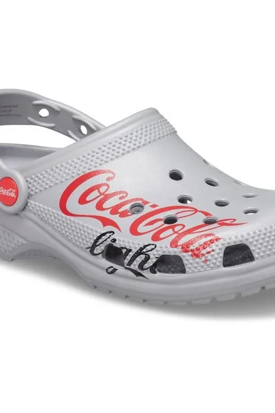 Crocs Classic Coca-Cola Light X Clog - Šedostříbrné Žabky