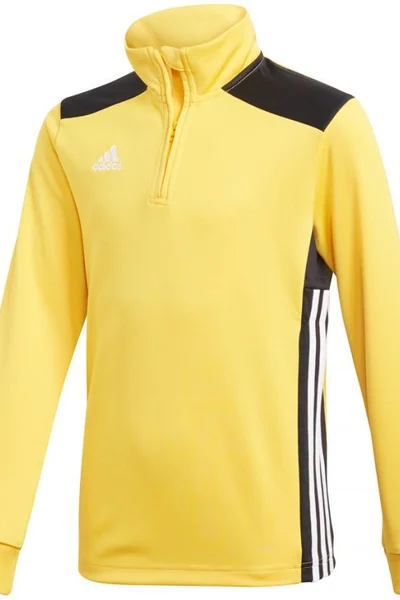 Juniorská tréninková mikina Adidas REGISTA 18 TRAINING BLOUSE žlutá JR DJ1841