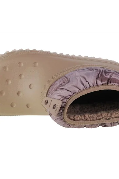 Crocs Dámské Puff Sněhule Slip-on Hnědé