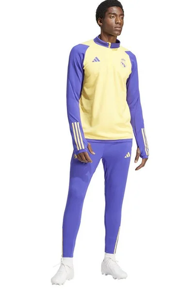 Adidas Real Madrid pánské tréninkové kalhoty - modré - polyester