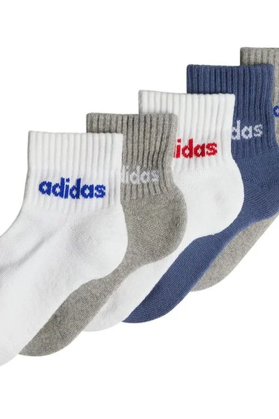 ADIDAS Dětské kotníkové ponožky Linear Ankle (5 párů)