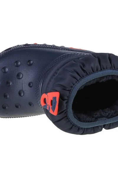 Dětské Sněhule Crocs Neo Puff Slip-On Tmavě Modré