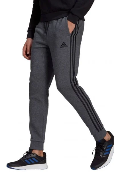 Šedé pánské tepláky Adidas Essentials