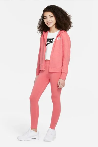 Růžová dívčí mikina Nike Sportswear Jr DA1124 603
