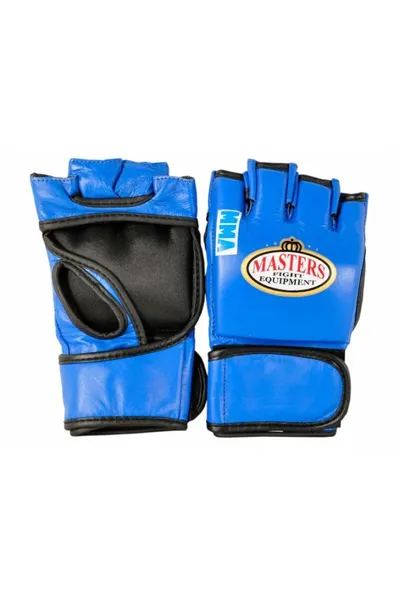 Kožené boxerské rukavice s otevřeným palcem - Masters