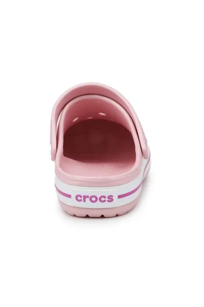 Lehké dámské růžové pantofle Crocs Crocband