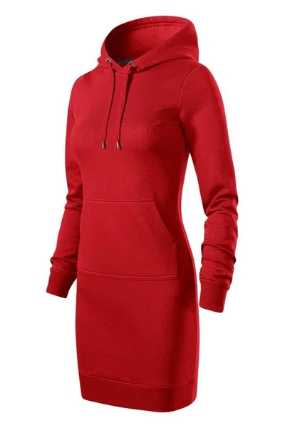 Klokaní červené šaty Malfini - pohodlné a stylové