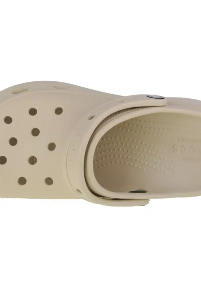 Crocs Dámské Žabky Platforma Béžové