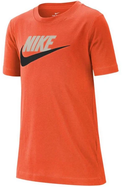 Oranžové dětské tričko Nike Sportswear Jr AR5252 817