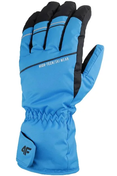 Pánské lyžařské rukavice 4F WarmDry Blue