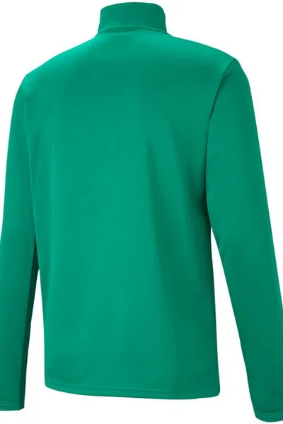 Zelená pánská mikina Puma teamRISE 1 4 Zip Top M 657394 05